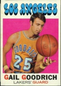 Gail Goodrich (Guard) Los Angeles Lakers basketball card