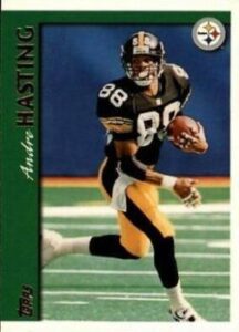 Andre Hastings (Pittsburgh Steelers) football card