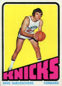 Dave DeBusschere (New York Knicks) basketball card