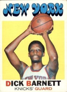 Dick Barnett (New York Knicks) basketball card