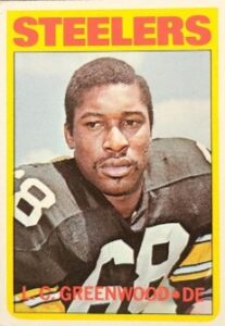 L.C. Greenwood (Pittsburgh Steelers) football card