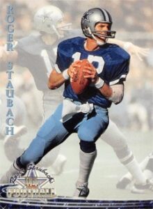 Roger Staubach (Dallas Cowboys) football card