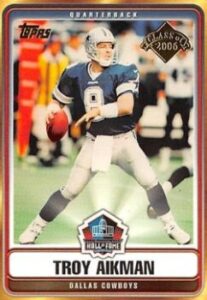 Troy Aikman (Dallas Cowboys) football card