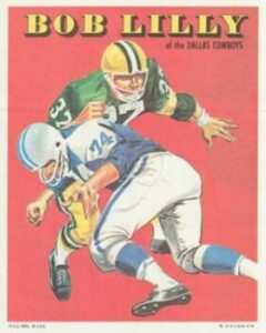 Bob Lilly (Dallas Card) poster