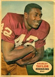 Charley Taylor (Washington Redskins) football card