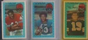 Floyd Little - Dick Gordon - Tom Dempsey football cards