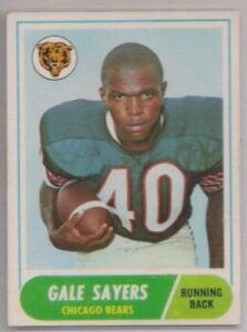Gale Sayers (Chicago Bears) football card