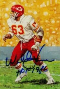 Goal Line Art card - Willie Lanier