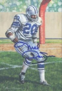 Goal Line art card - Mel Renfro