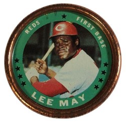 Lee May (Reds) baseball coin