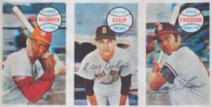 McCarver - Culp - Fregosi baseball cards