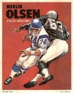 Merlin Olsen (Los Angeles Rams) poster