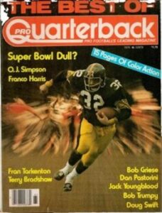 Pro Quarterback magazine - Franco Harris