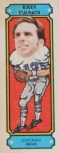 Roger Staubach 1975 Sugar Daddy Candy card