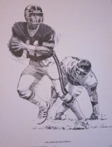 Phil Simms Shell poster