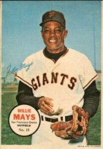 Willie Mays (New York Giants) baseball card